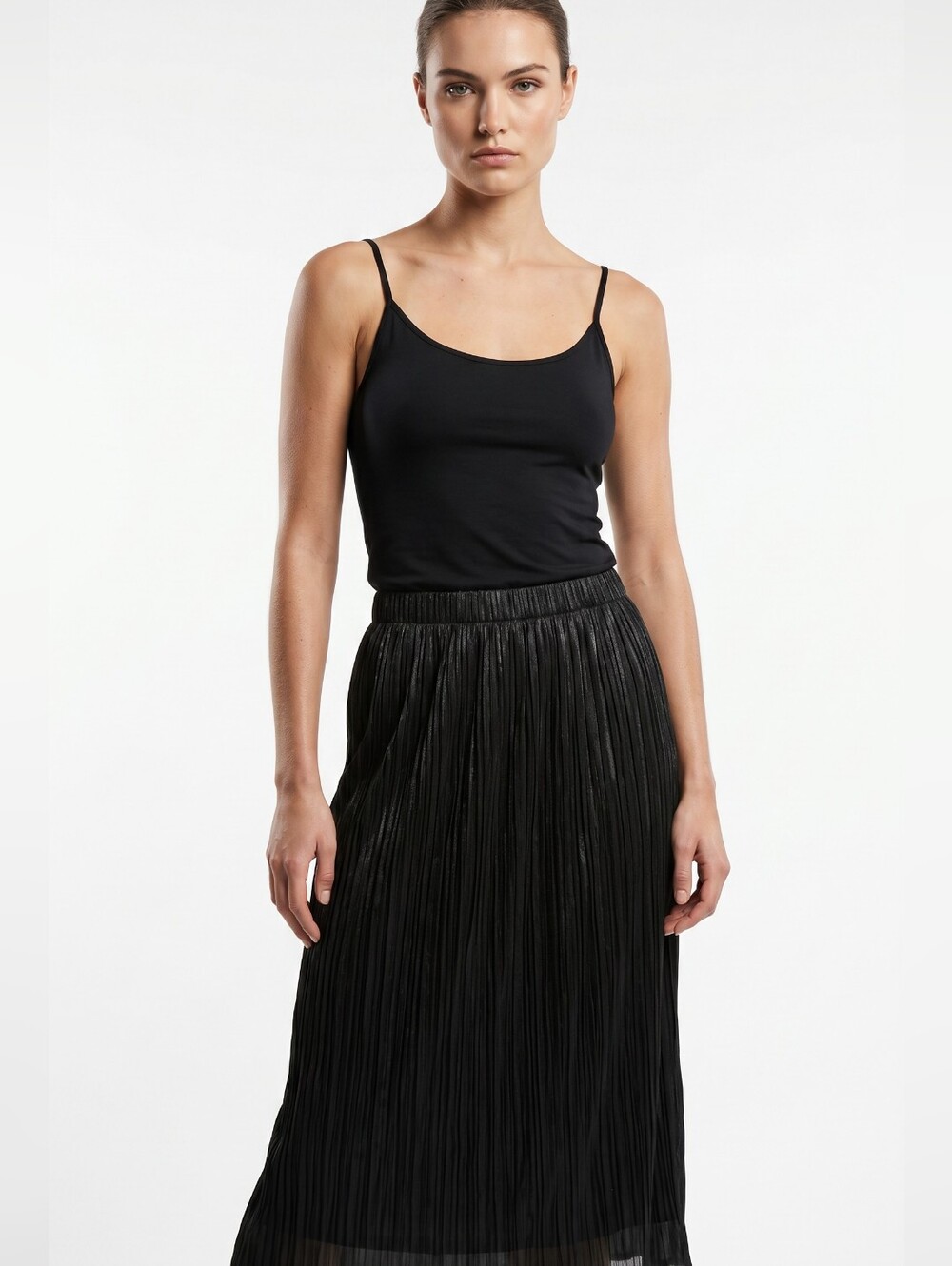 Vince Camuto Black Spaguetti Strap Dressy Top - NWT - M Top ONLY